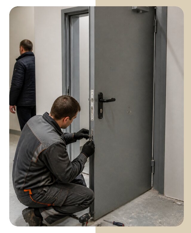 Ремонт противопожарной двери в Армавире по цене 6585 р. | ДвериЛегко-Рмв