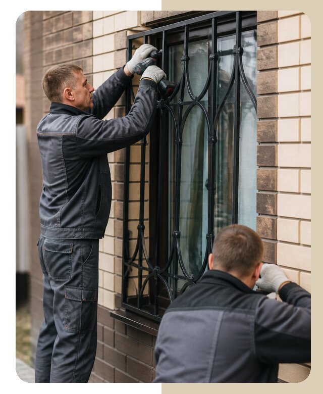 Установка решеток в дом в Армавире по цене от 3546 р. | ДвериЛегко-Рмв