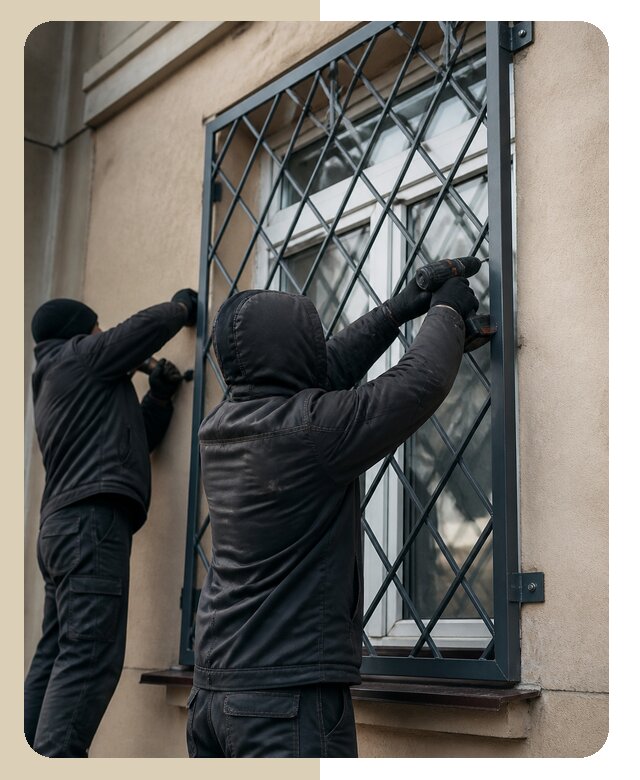 Установка антивандальных решеток на окна в Армавире